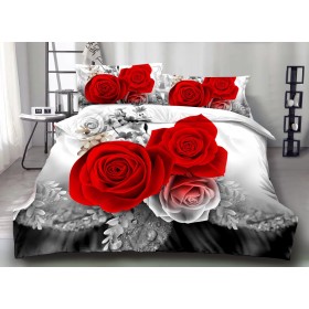 POŚCIEL 3D 160X200 PRZEŚCIERADŁEM