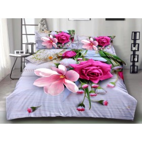 POŚCIEL 3D 160X200 PRZEŚCIERADŁEM