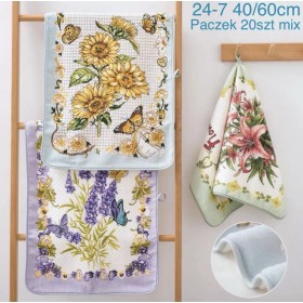 ŚCIERKA Z MIKROFIBRY, 60x40, 20SZT/PACZ