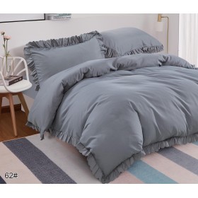 Pósciel z falbalką 160/200 (beż prześcieradła)