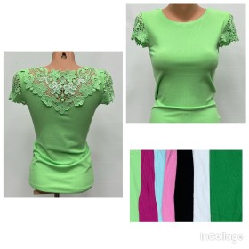 Bluzka damsak ( m/l xl/xxl ) mix kolor