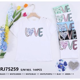 Bluzka damska (s/m m/l ) mix kolor