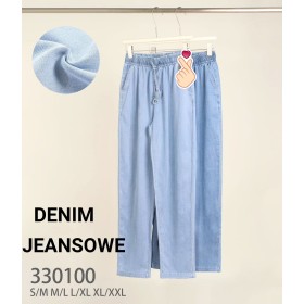 SPODNIE JEANSY